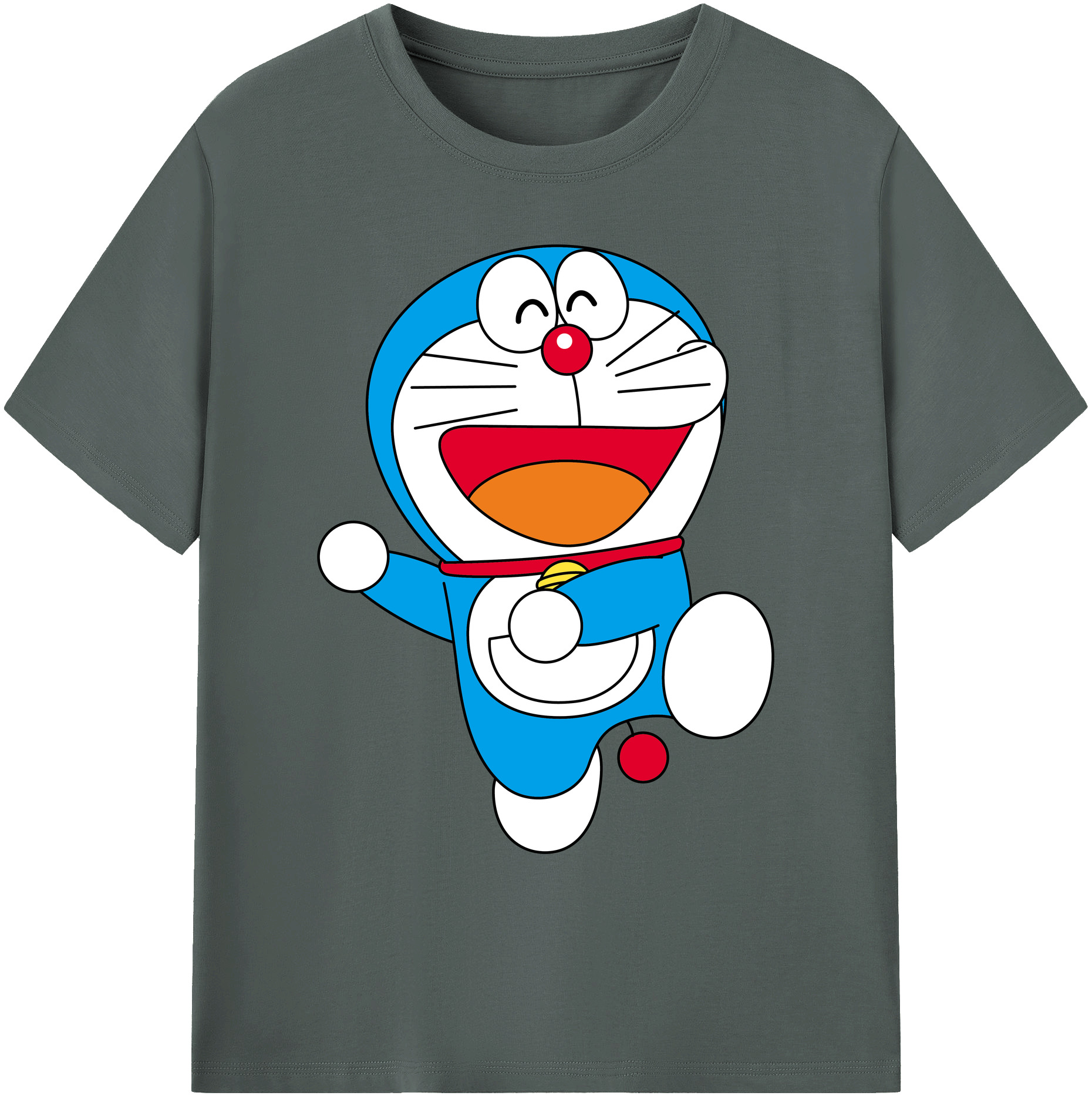 （画像用） ドラえもん Doraemon 綿100％ メンズ半袖Tシャツ｜肌触りやわらか＆通気性